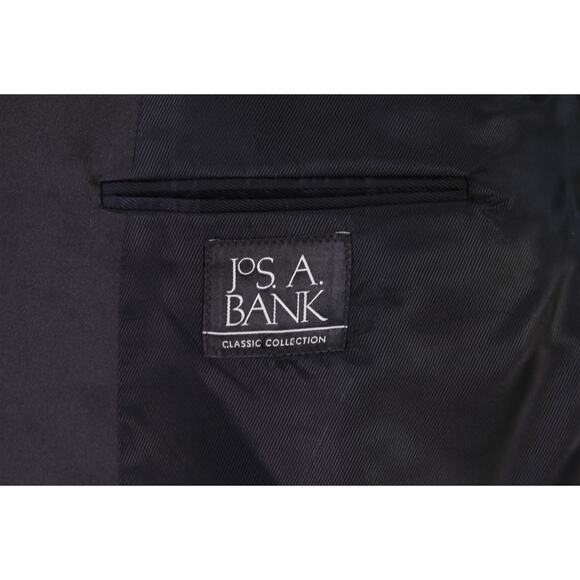 Jos A Bank Black Tuxedo Formal 1-Btn Wool Suit Men's 50R - Picture 7 of 9
